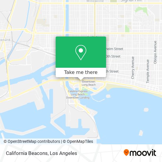 Mapa de California Beacons