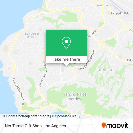 Ner Tamid Gift Shop map