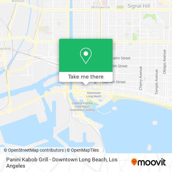Mapa de Panini Kabob Grill - Downtown Long Beach