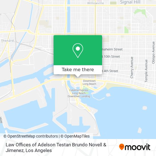 Mapa de Law Offices of Adelson Testan Brundo Novell & Jimenez