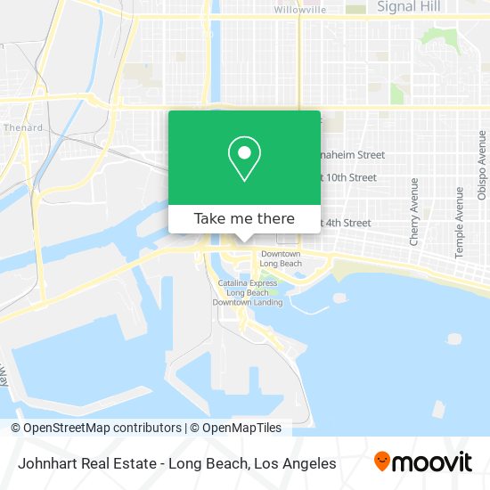 Mapa de Johnhart Real Estate - Long Beach