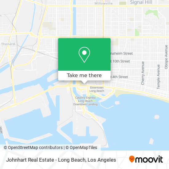 Johnhart Real Estate - Long Beach map