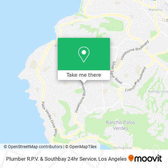 Plumber R.P.V. & Southbay 24hr Service map