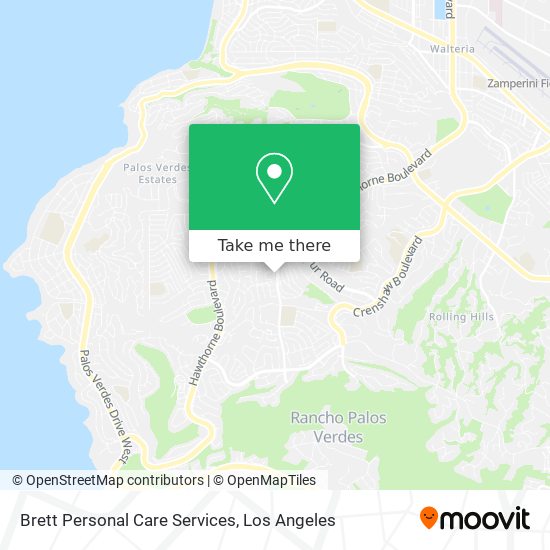 Mapa de Brett Personal Care Services