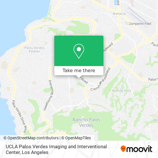 Mapa de UCLA Palos Verdes Imaging and Interventional Center