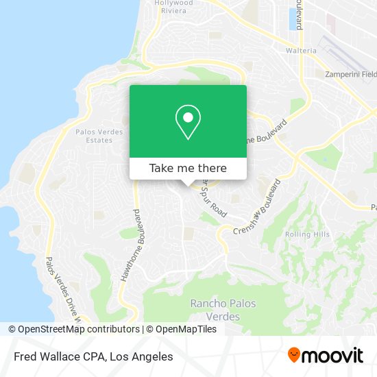 Fred Wallace CPA map