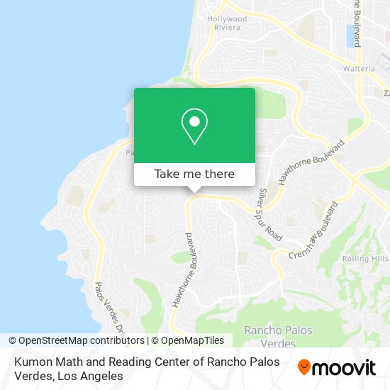 Mapa de Kumon Math and Reading Center of Rancho Palos Verdes