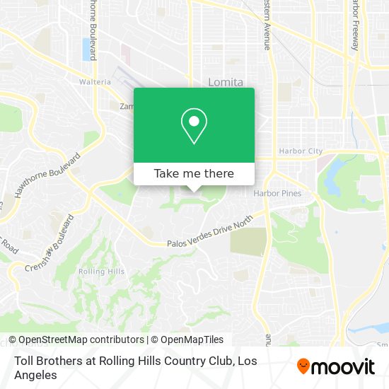 Toll Brothers at Rolling Hills Country Club map
