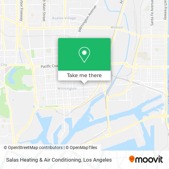 Salas Heating & Air Conditioning map