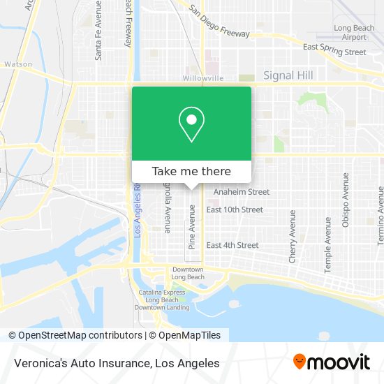 Veronica's Auto Insurance map