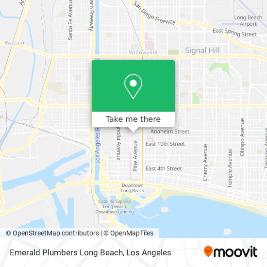 Mapa de Emerald Plumbers Long Beach