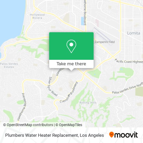 Plumbers Water Heater Replacement map
