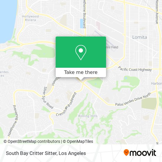 South Bay Critter Sitter map