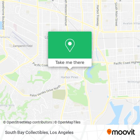 South Bay Collectibles map