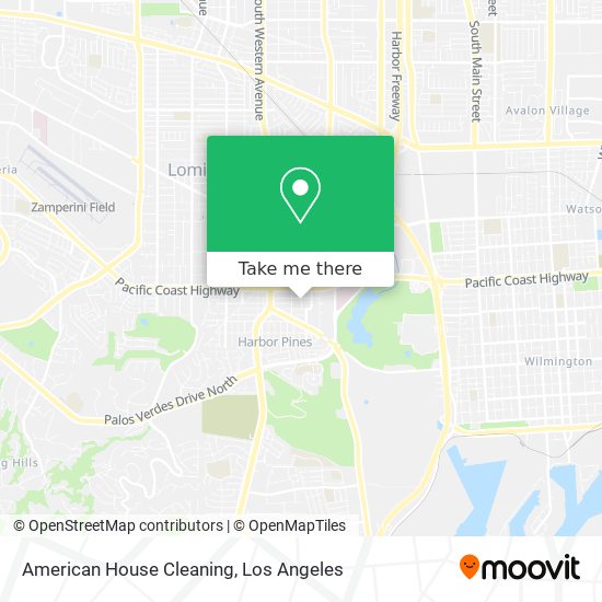 Mapa de American House Cleaning