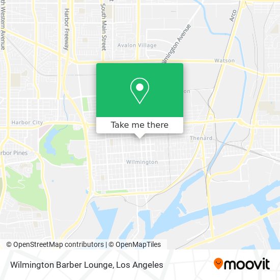 Mapa de Wilmington Barber Lounge