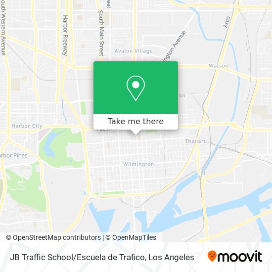 Mapa de JB Traffic School / Escuela de Trafico