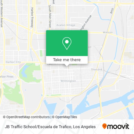 JB Traffic School / Escuela de Trafico map