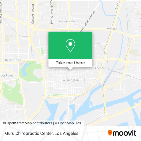 Mapa de Guru Chiropractic Center