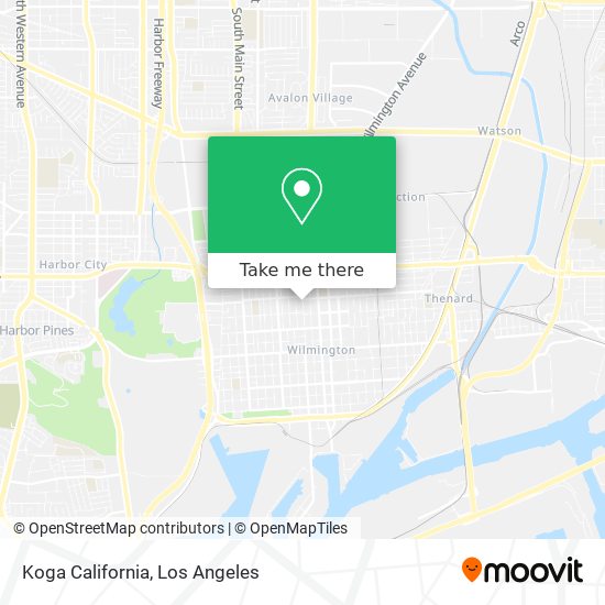 Koga California map