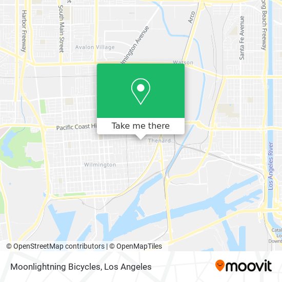 Moonlightning Bicycles map