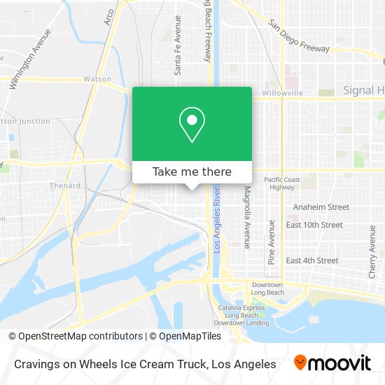 Mapa de Cravings on Wheels Ice Cream Truck