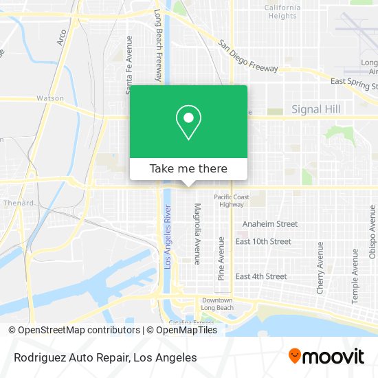 Rodriguez Auto Repair map