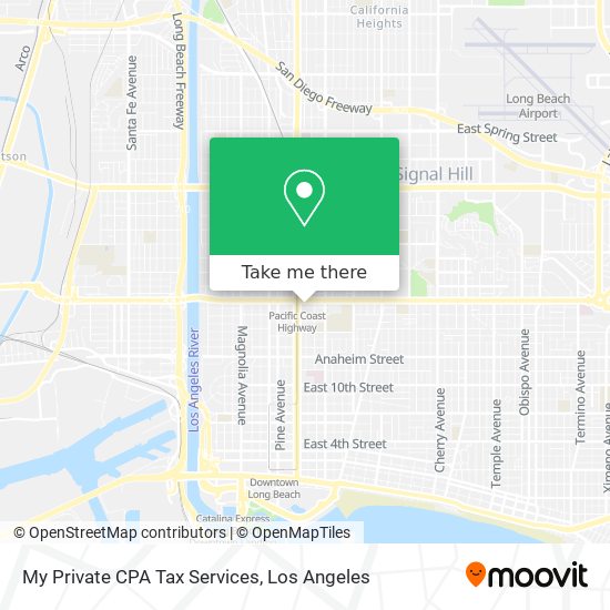 My Private CPA Tax Services map