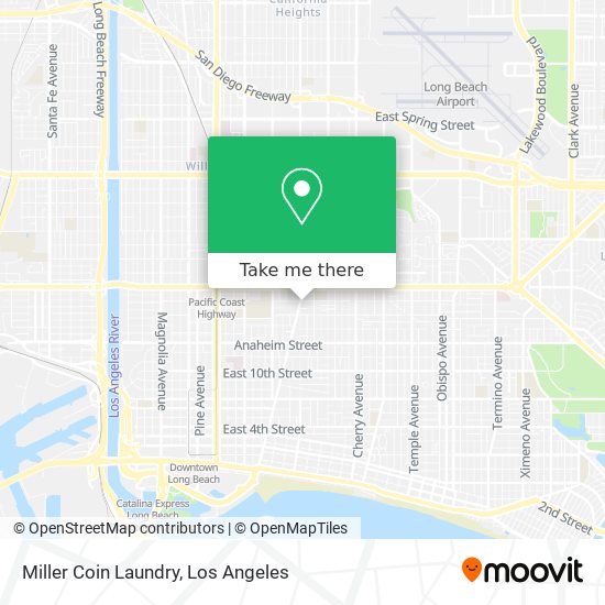 Mapa de Miller Coin Laundry