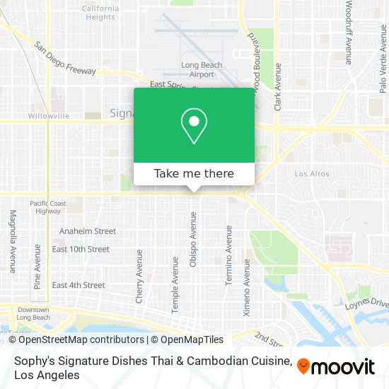 Sophy's Signature Dishes Thai & Cambodian Cuisine map