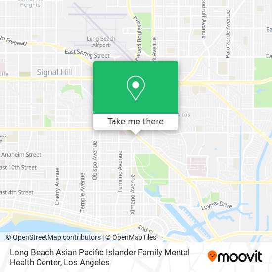 Mapa de Long Beach Asian Pacific Islander Family Mental Health Center