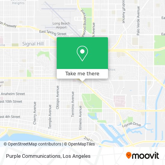 Mapa de Purple Communications
