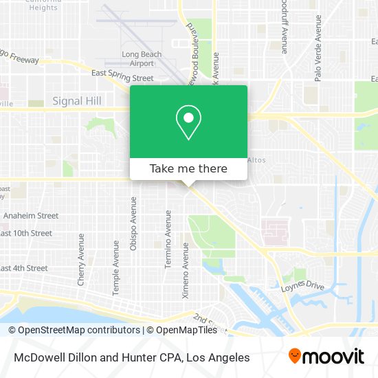 Mapa de McDowell Dillon and Hunter CPA