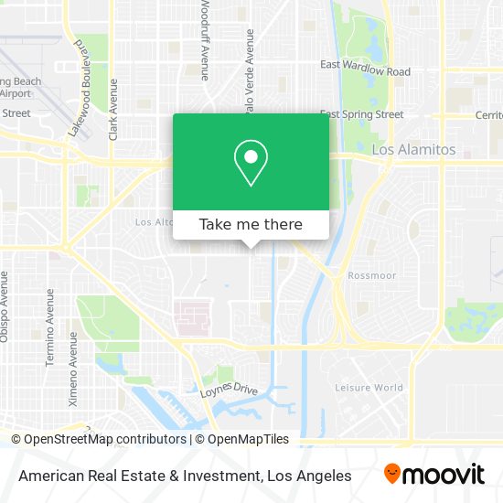 American Real Estate & Investment map