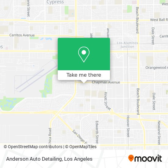 Anderson Auto Detailing map
