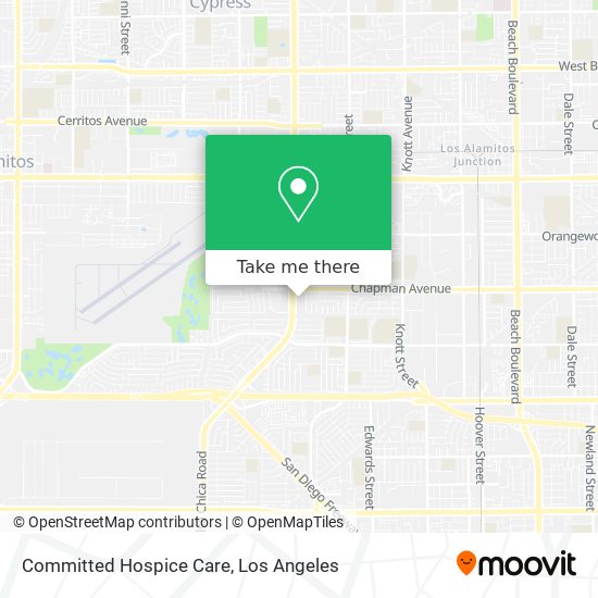 Committed Hospice Care map