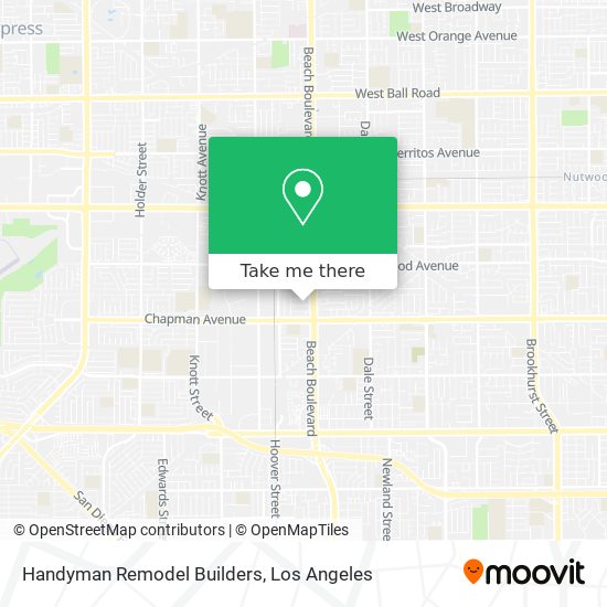 Handyman Remodel Builders map