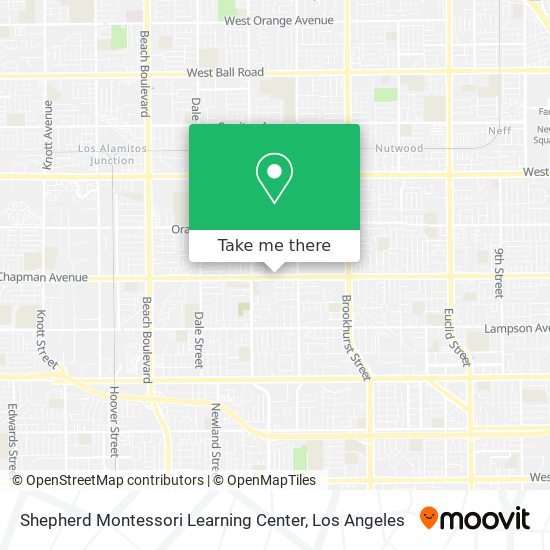 Mapa de Shepherd Montessori Learning Center