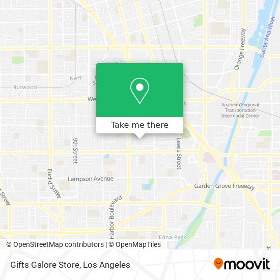 Gifts Galore Store map