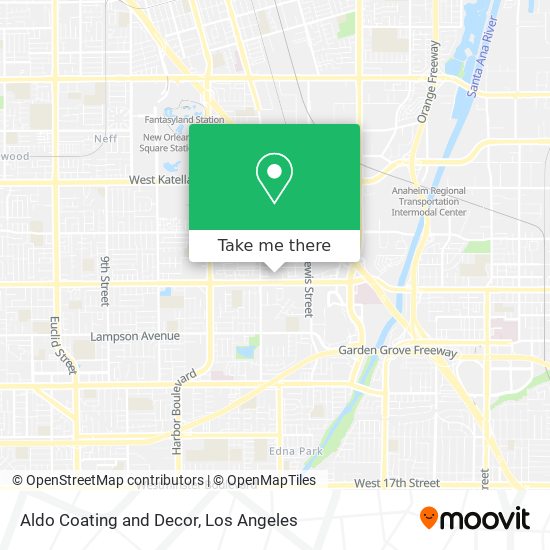 Aldo Coating and Decor map