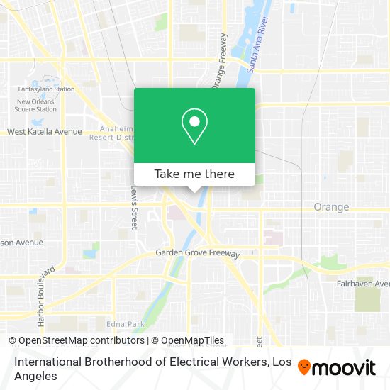 International Brotherhood of Electrical Workers map