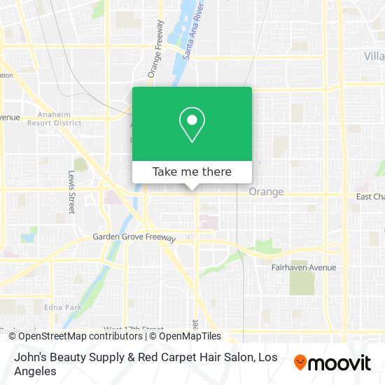 John's Beauty Supply & Red Carpet Hair Salon map