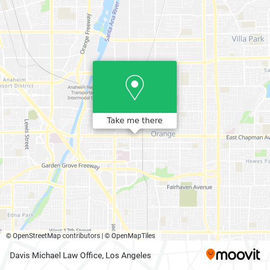 Mapa de Davis Michael Law Office