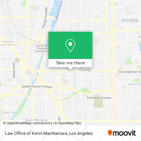 Mapa de Law Office of Kevin MacNamara