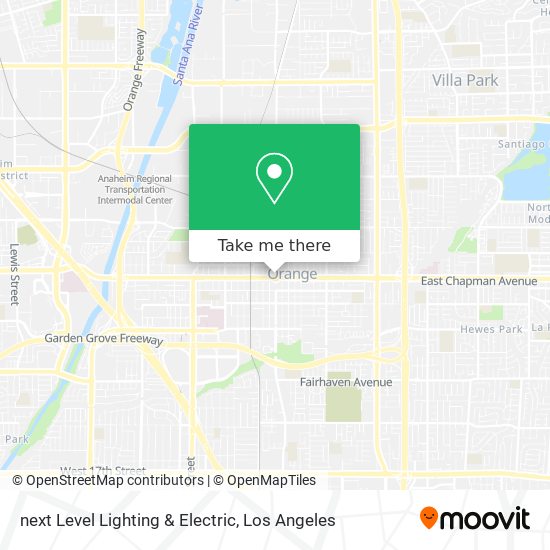 next Level Lighting & Electric map