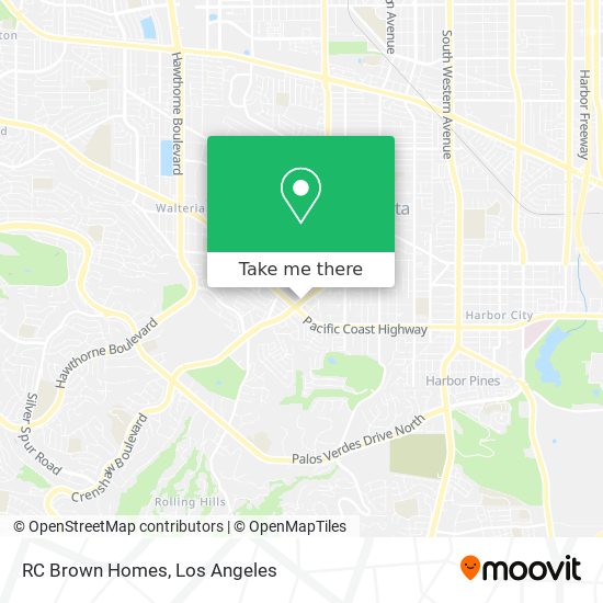 RC Brown Homes map