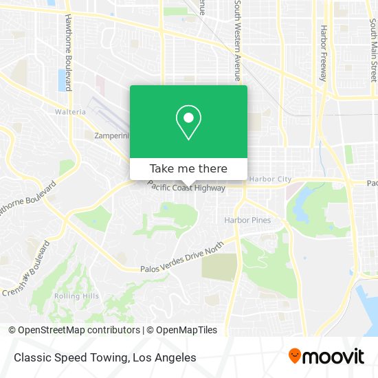 Classic Speed Towing map