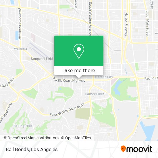 Bail Bonds map