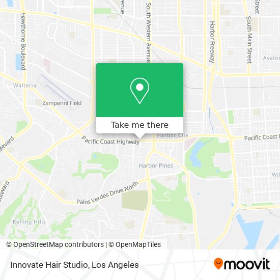 Mapa de Innovate Hair Studio