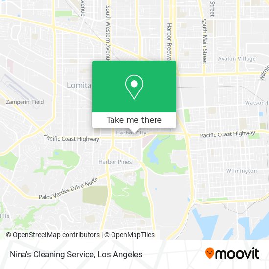 Nina's Cleaning Service map